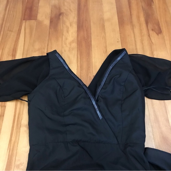 Amsale Ava Dress in Black - Picture 6 of 10